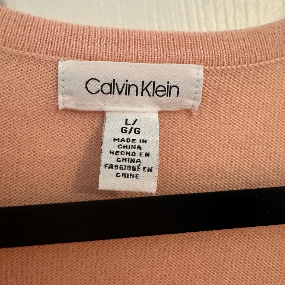 Calvin Klein blush pink sweater